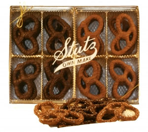 Chocolate Covered Pretzels from Stutz Candy