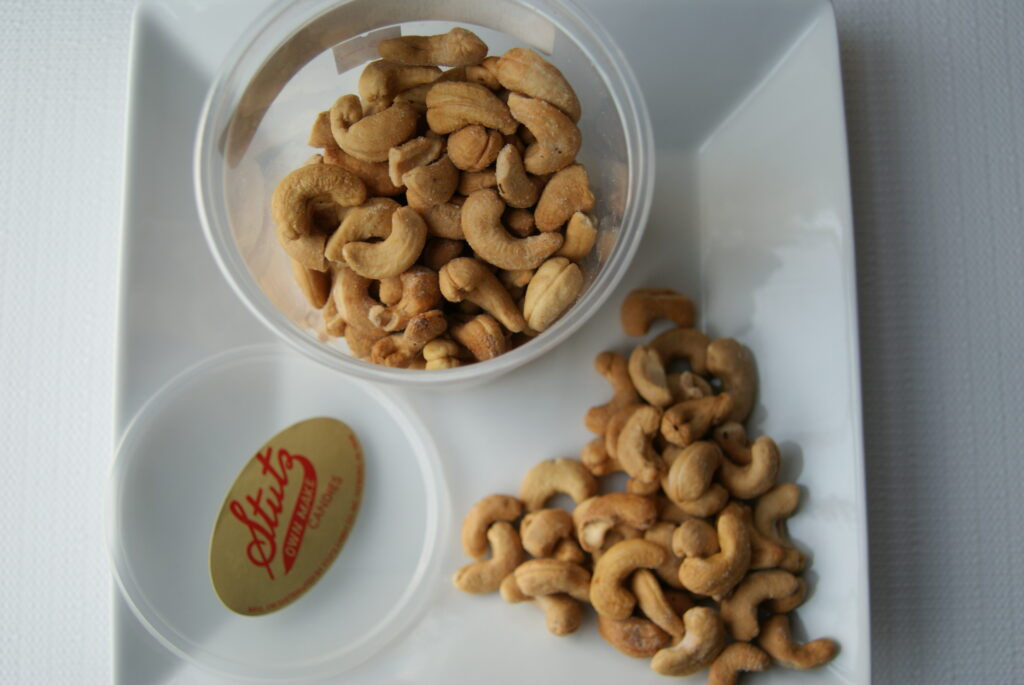 nuts - container of cashews
