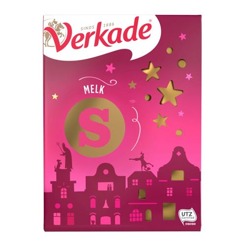 package of Verkade chocolate for letter "S"