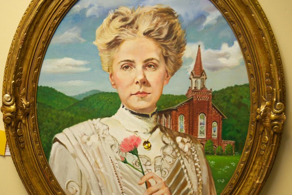 painted portrait of Anna Jarvis