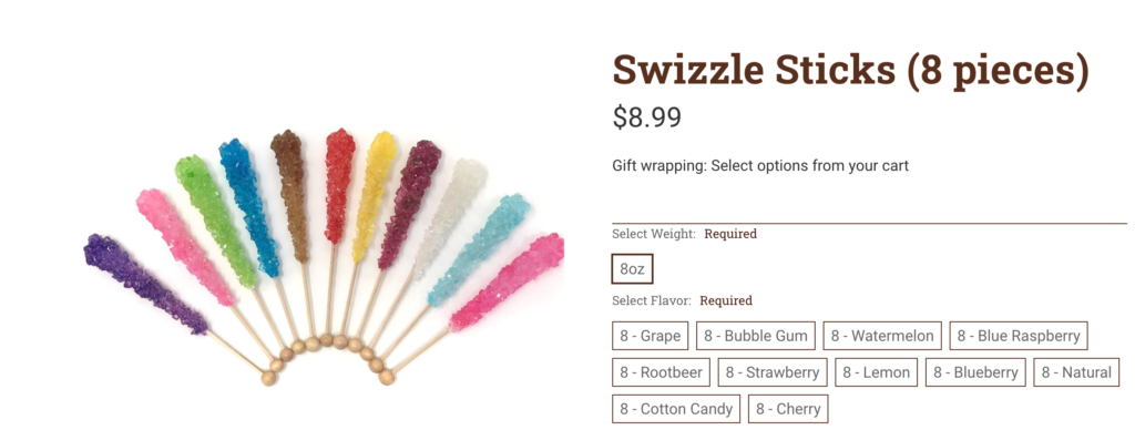 summer treat swizzle sticks