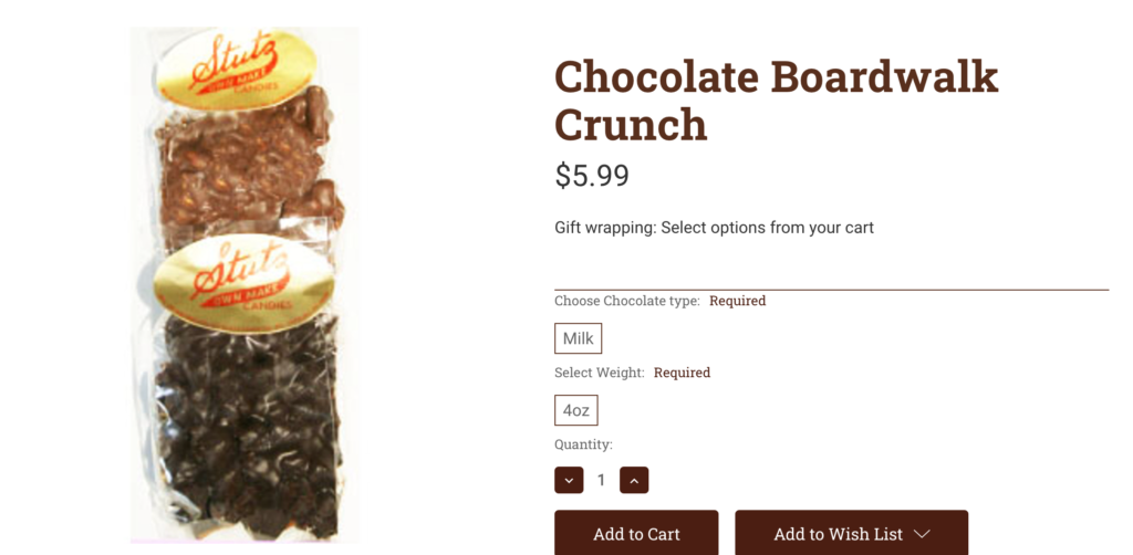 chocolate crunch candy