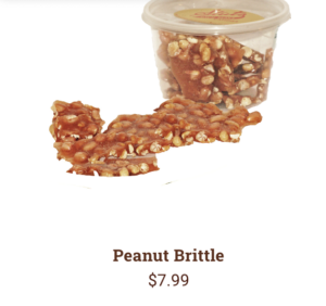 peanut brittle ice cream topping