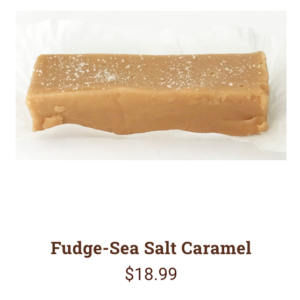 sea salt caramel fudge